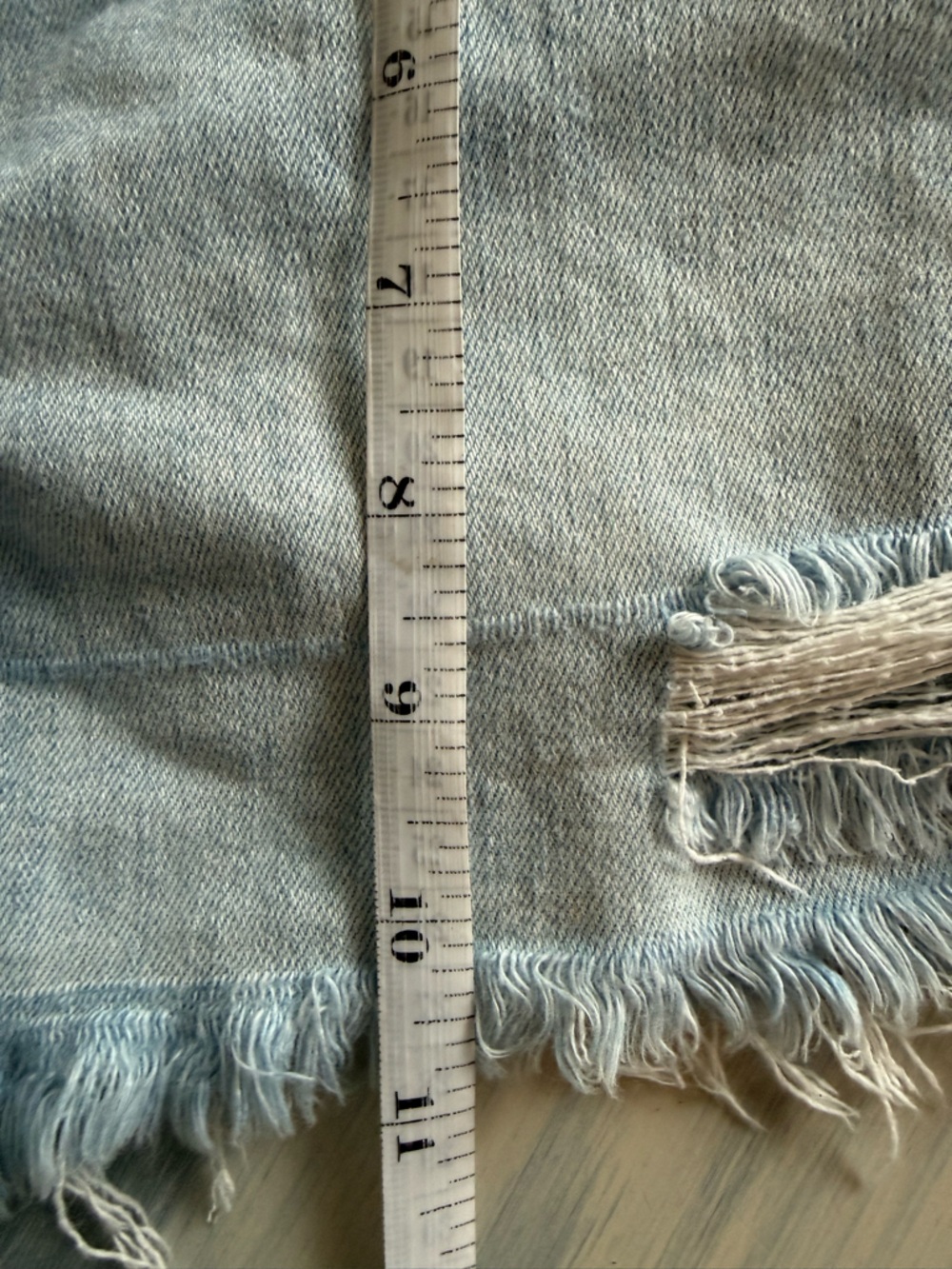 Aerie Daydream Denim Shorts Small Light Blue - Picture 6 of 8